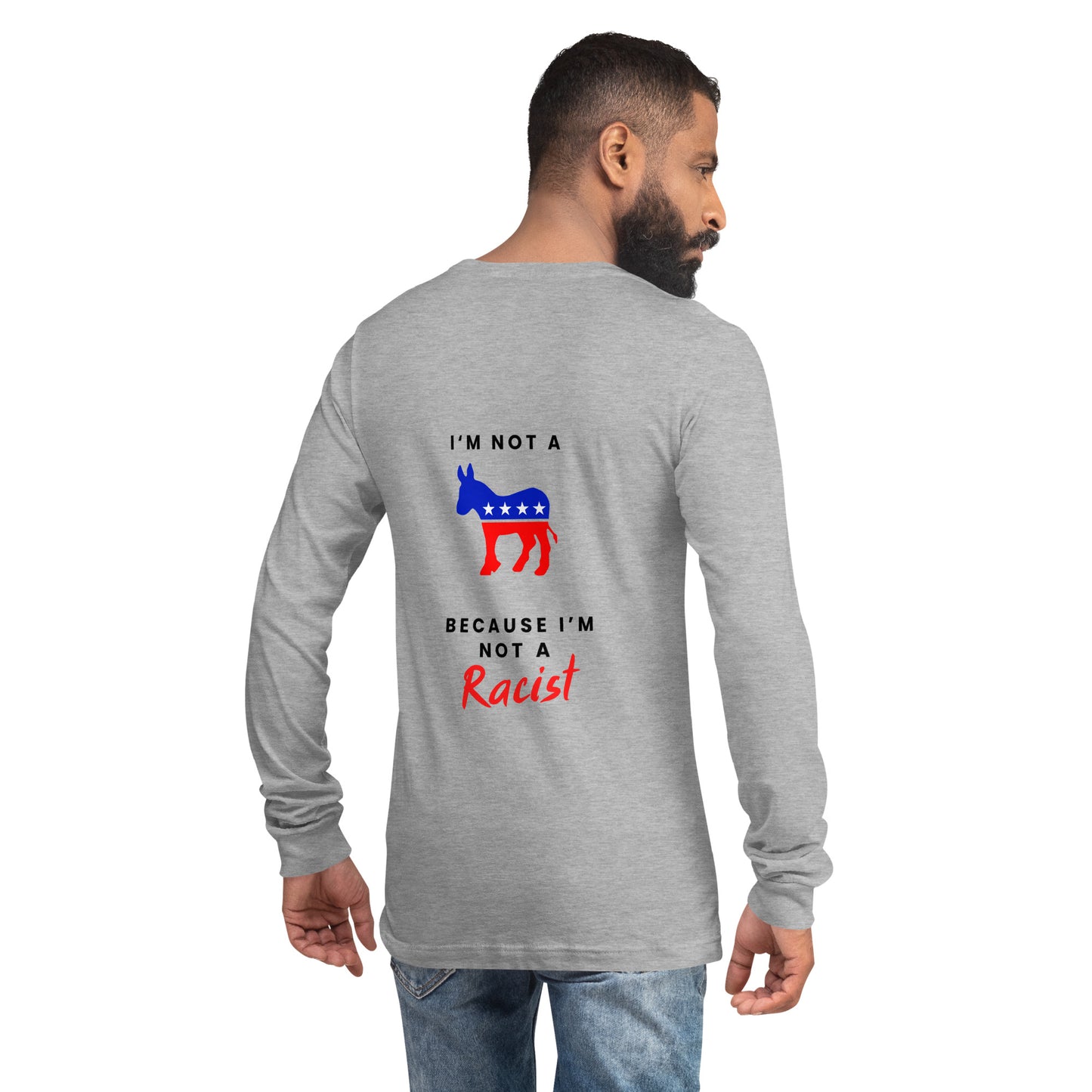 Racist Dems (2 sided) (Light) Long Sleeve T Shirts