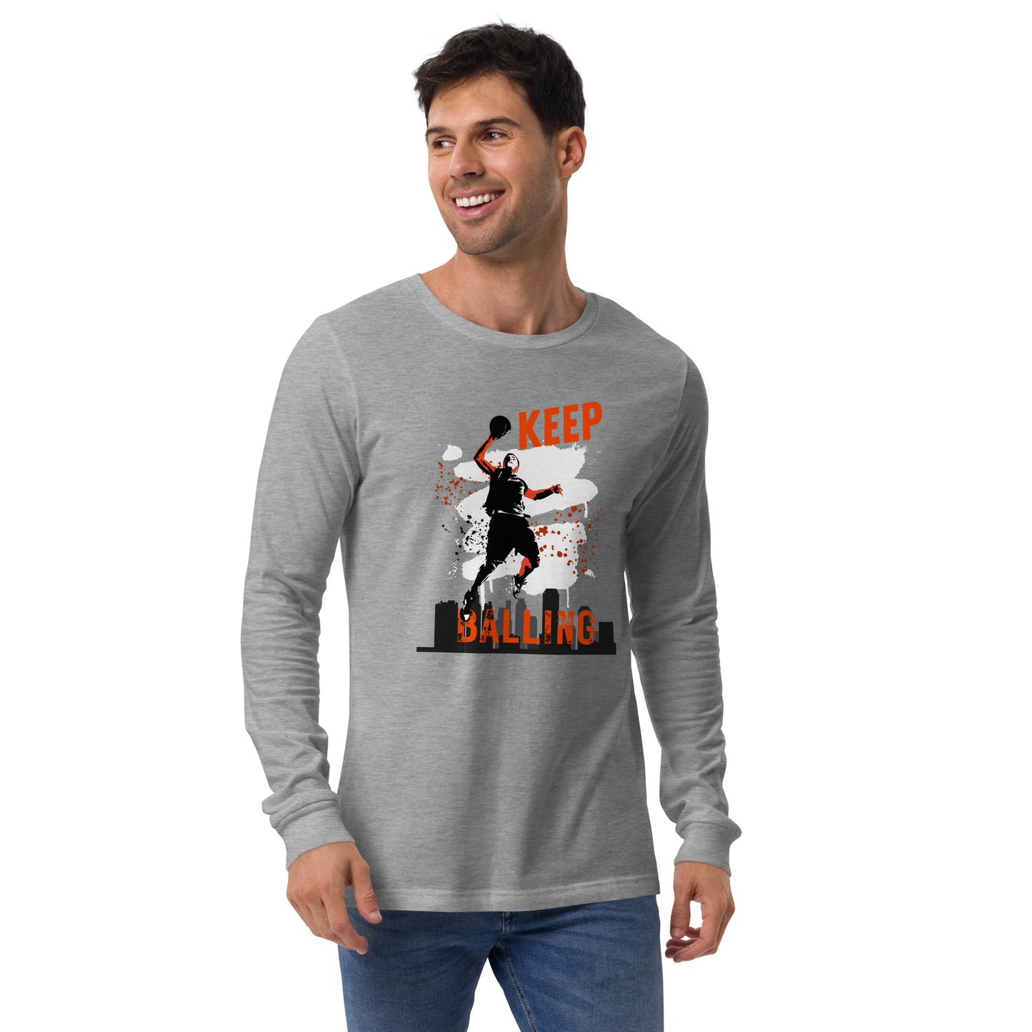 "Keep Balling" Long Sleeve T Shirts