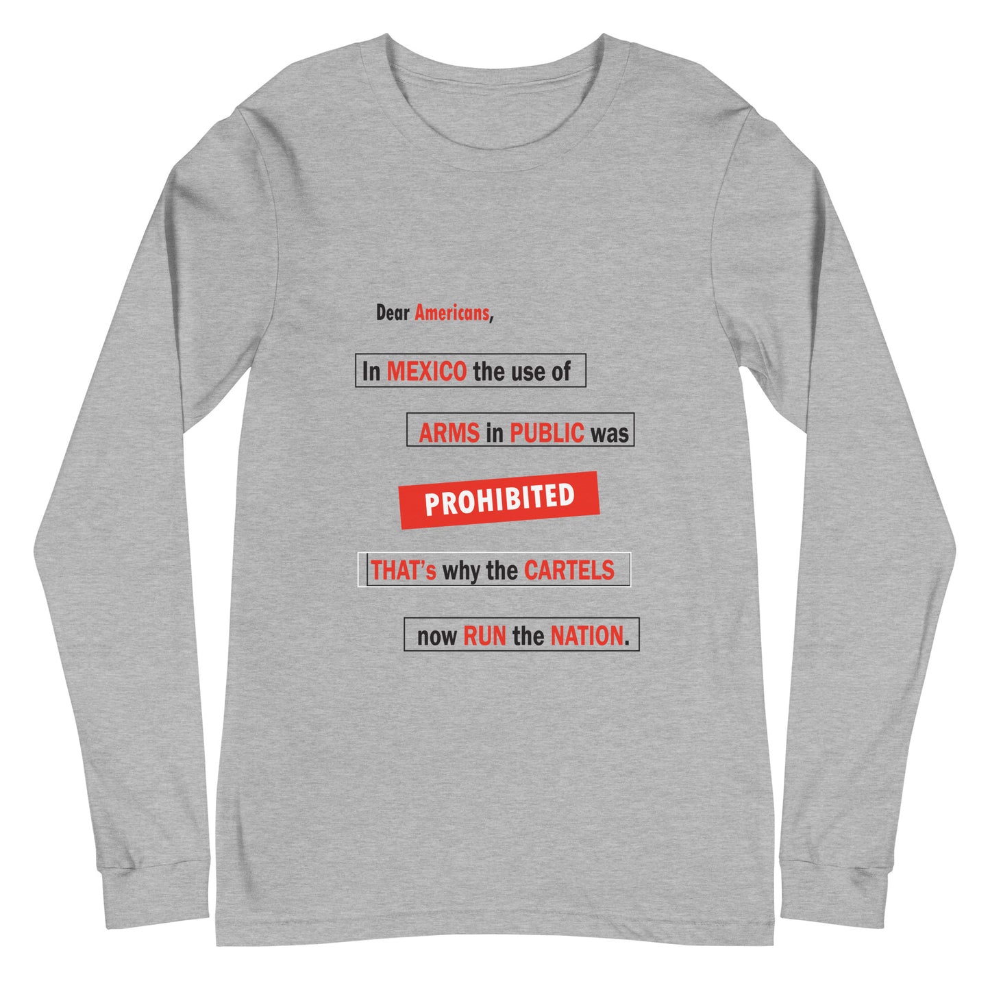 Gun Rights (2 sided) (Light) Long Sleeve T Shirts