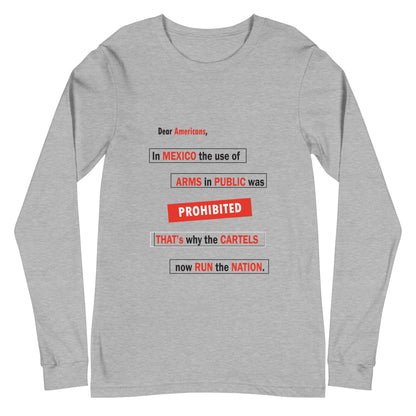 Gun Rights (2 sided) (Light) Long Sleeve T Shirts