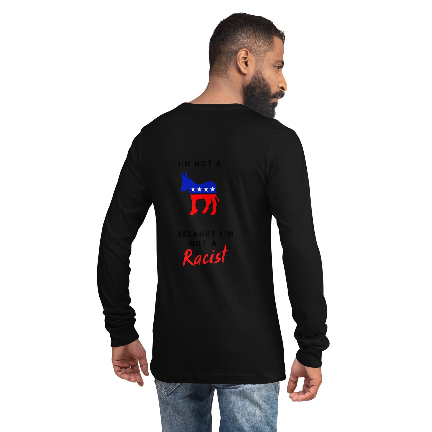 Racist Dems (2 sided) (Dark) Long Sleeve T Shirts