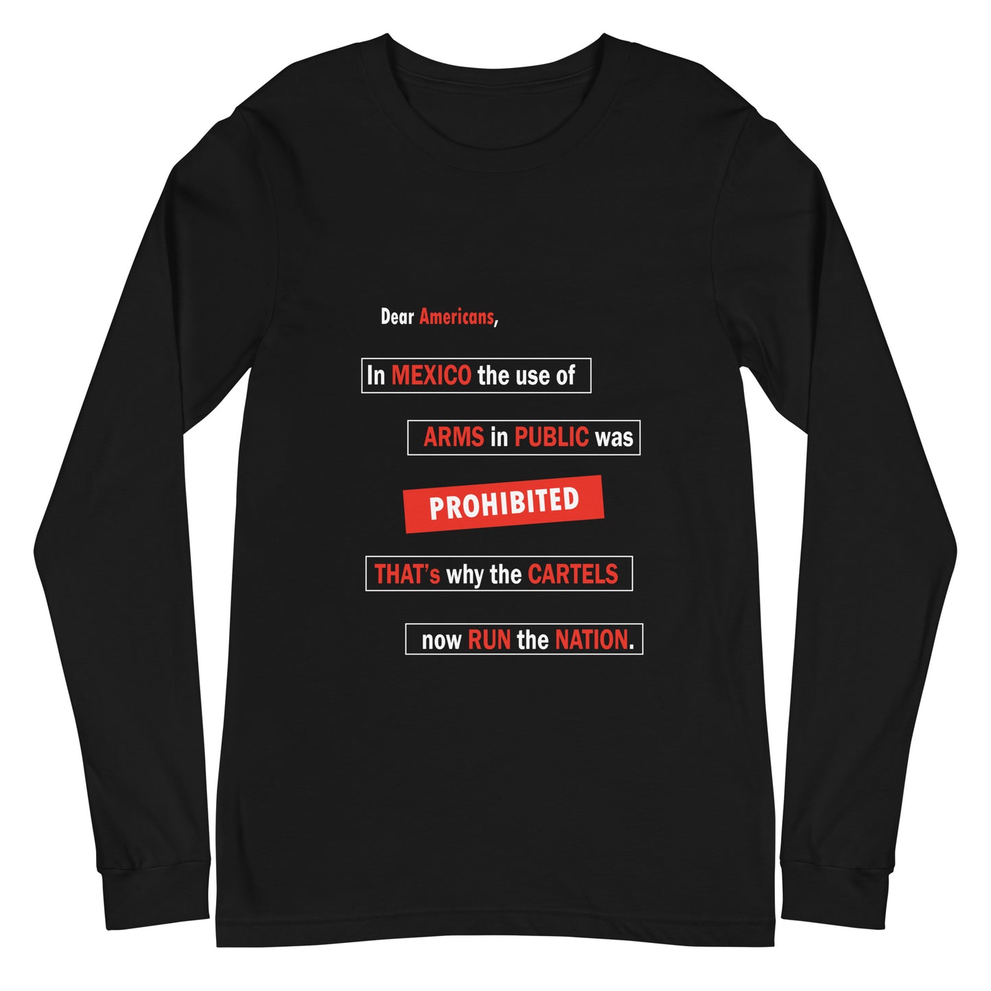 Gun Rights (2 sided) (Dark) Long Sleeve T Shirts