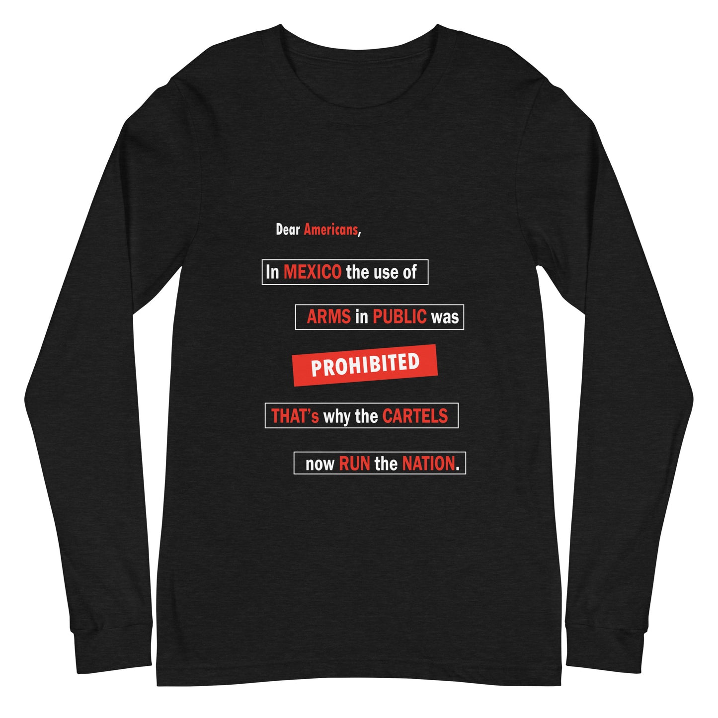 Gun Rights (2 sided) (Dark) Long Sleeve T Shirts