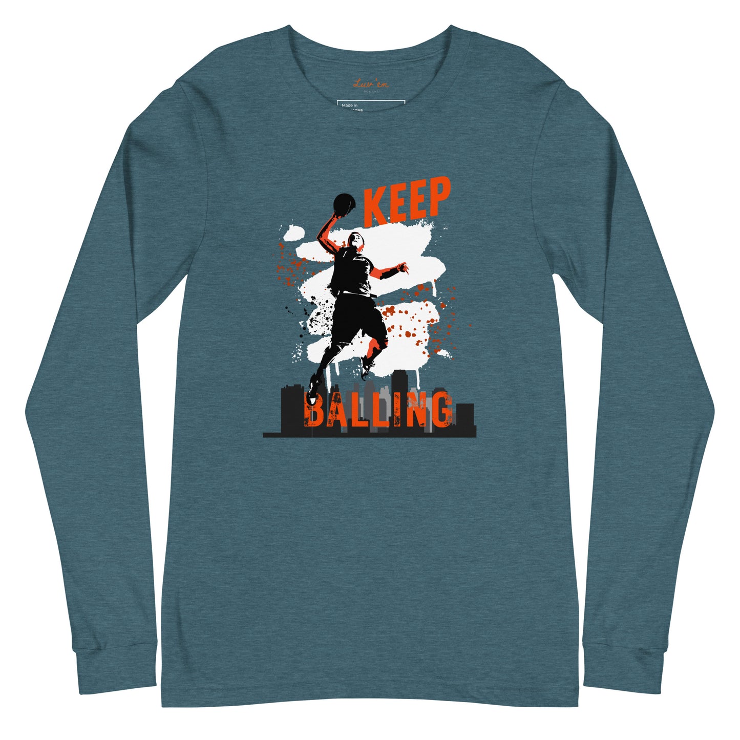 "Keep Balling" Long Sleeve T Shirts