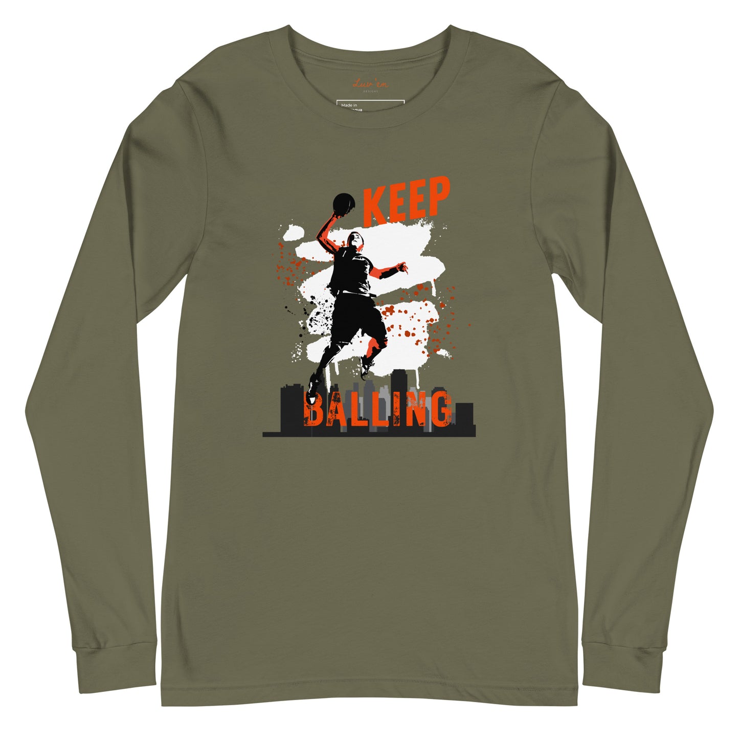 "Keep Balling" Long Sleeve T Shirts