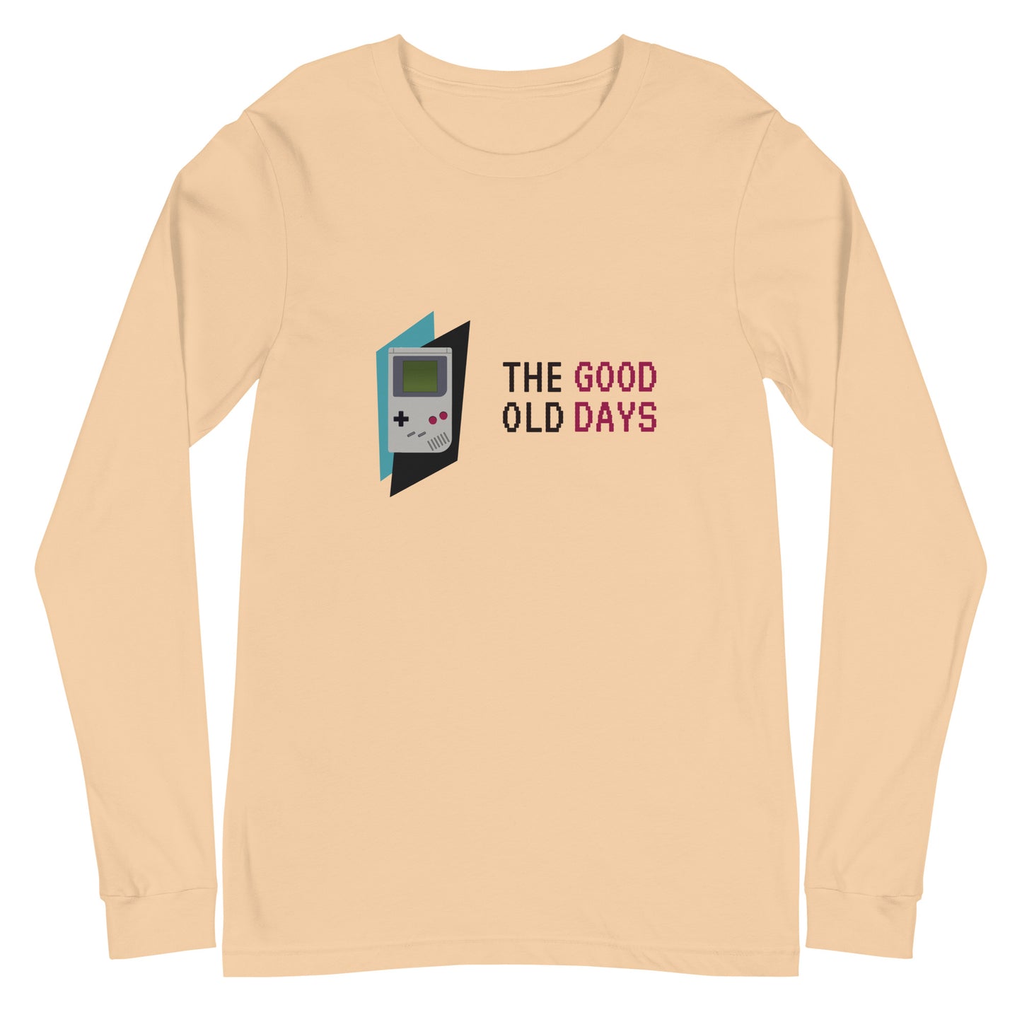 Video Games "Good Old Days" (Light) Long Sleeve T Shirts