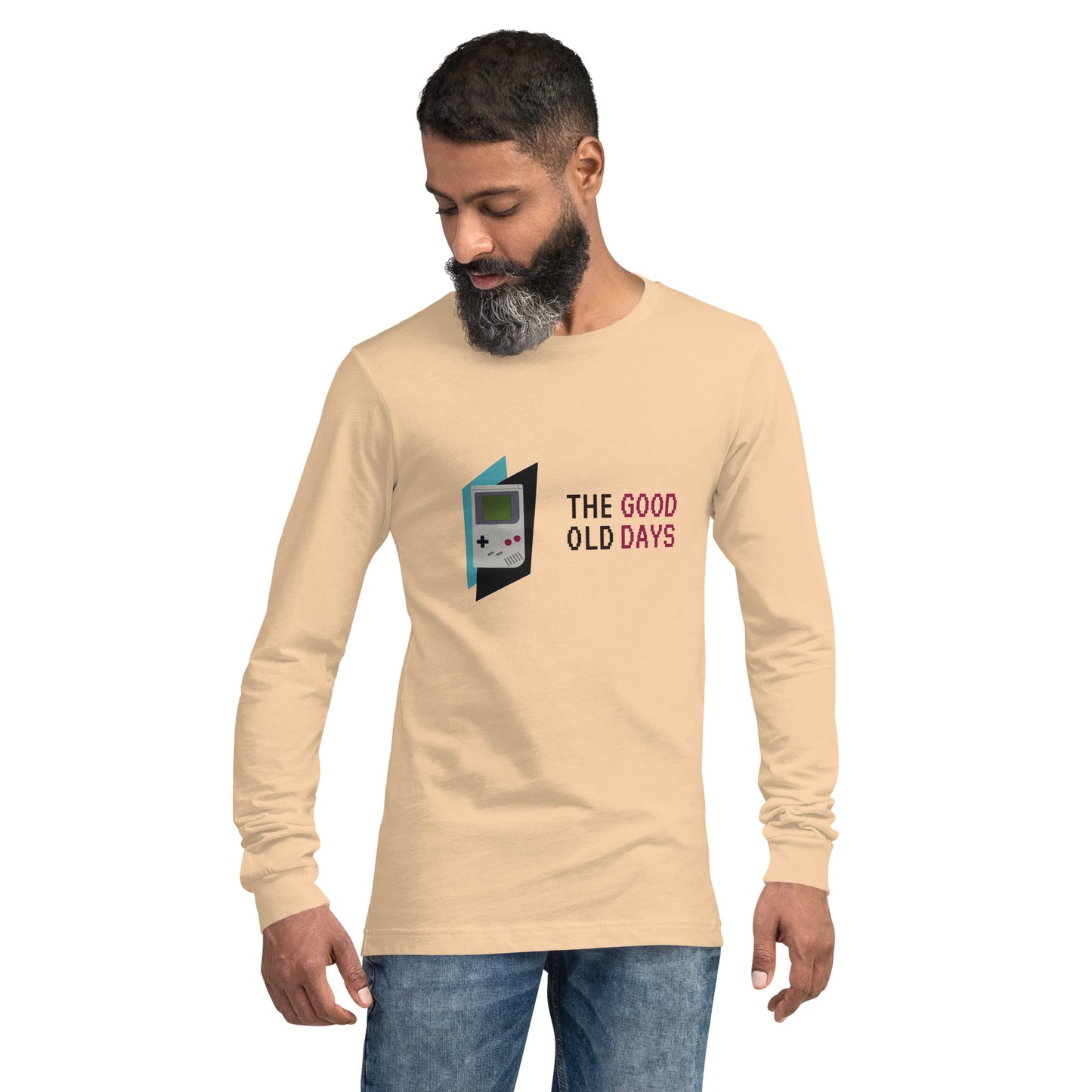 Video Games "Good Old Days" (Light) Long Sleeve T Shirts