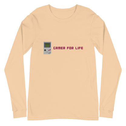 "Gamer for Life" (Light) Long Sleeve T Shirts