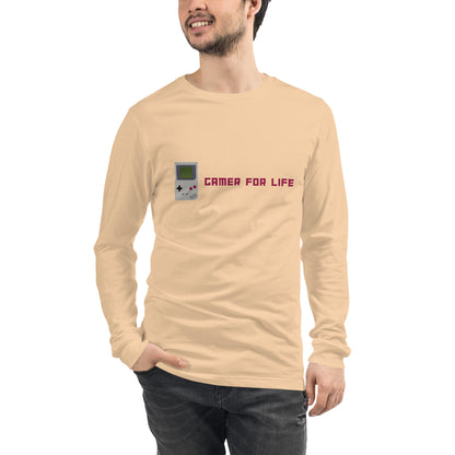 "Gamer for Life" (Light) Long Sleeve T Shirts