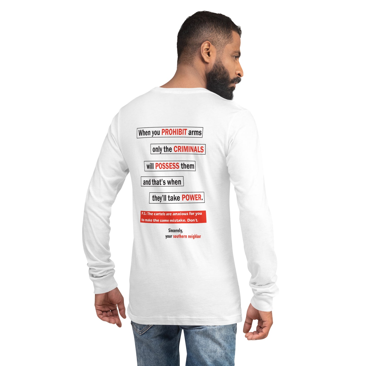 Gun Rights (2 sided) (Light) Long Sleeve T Shirts