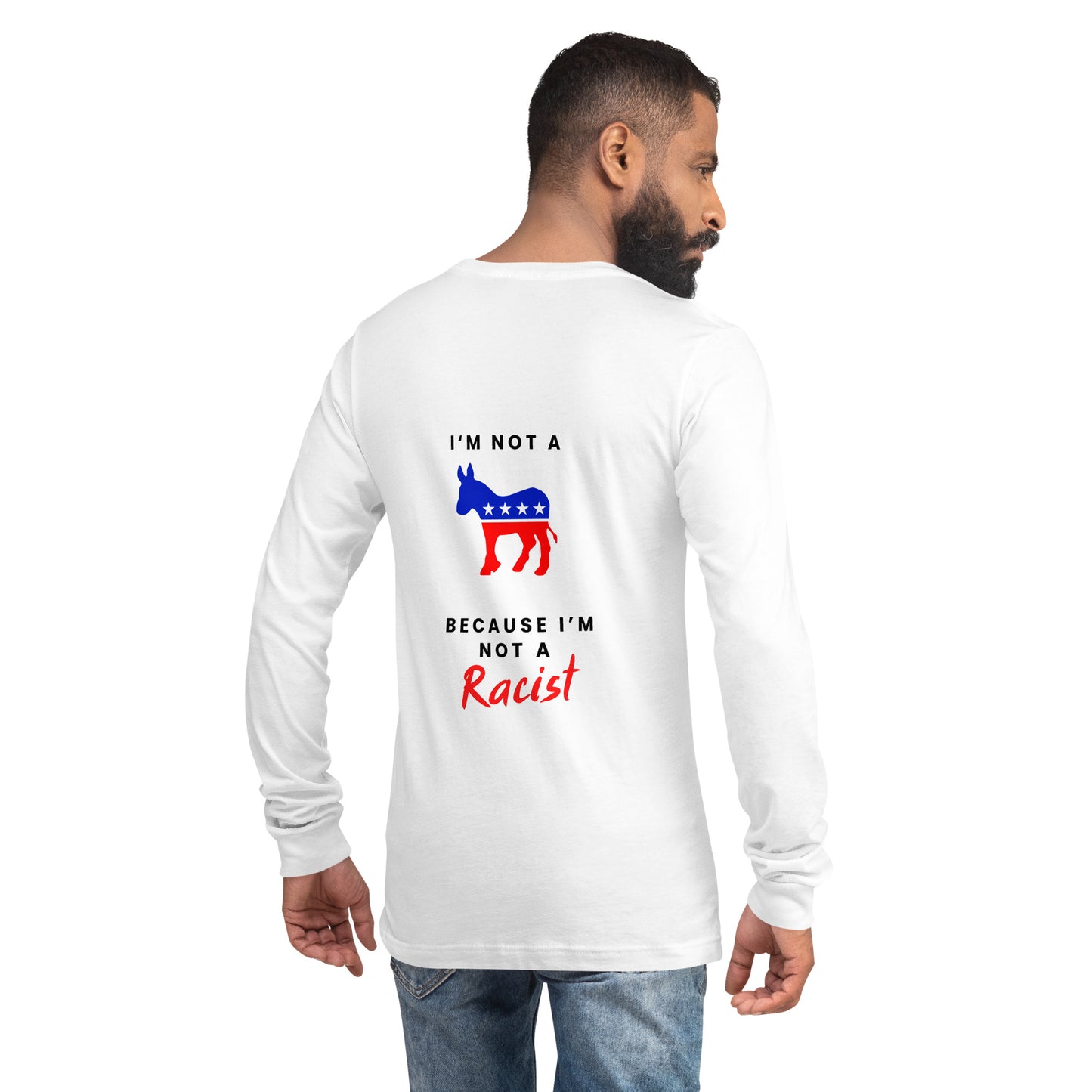 Racist Dems (2 sided) (Light) Long Sleeve T Shirts