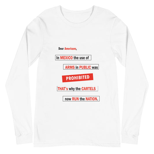 Gun Rights (2 sided) (Light) Long Sleeve T Shirts