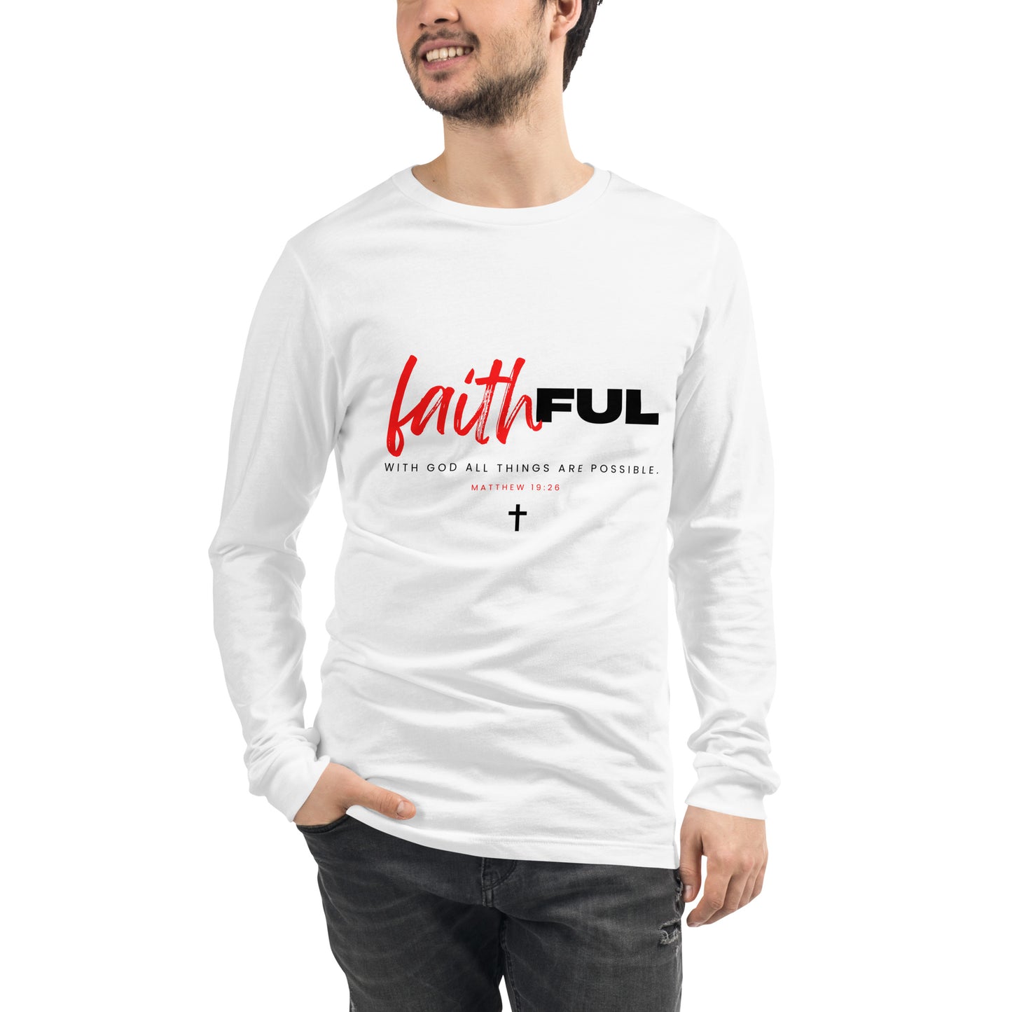 "Faithful" (Light) Long Sleeve T Shirts