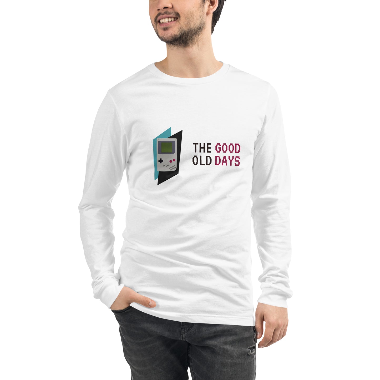 Video Games "Good Old Days" (Light) Long Sleeve T Shirts