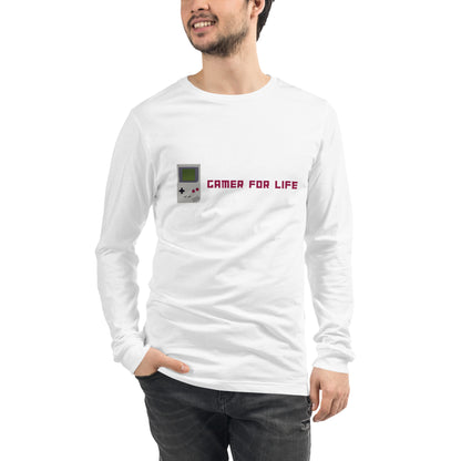 "Gamer for Life" (Light) Long Sleeve T Shirts