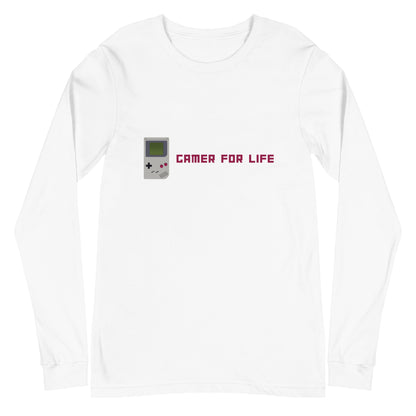 "Gamer for Life" (Light) Long Sleeve T Shirts