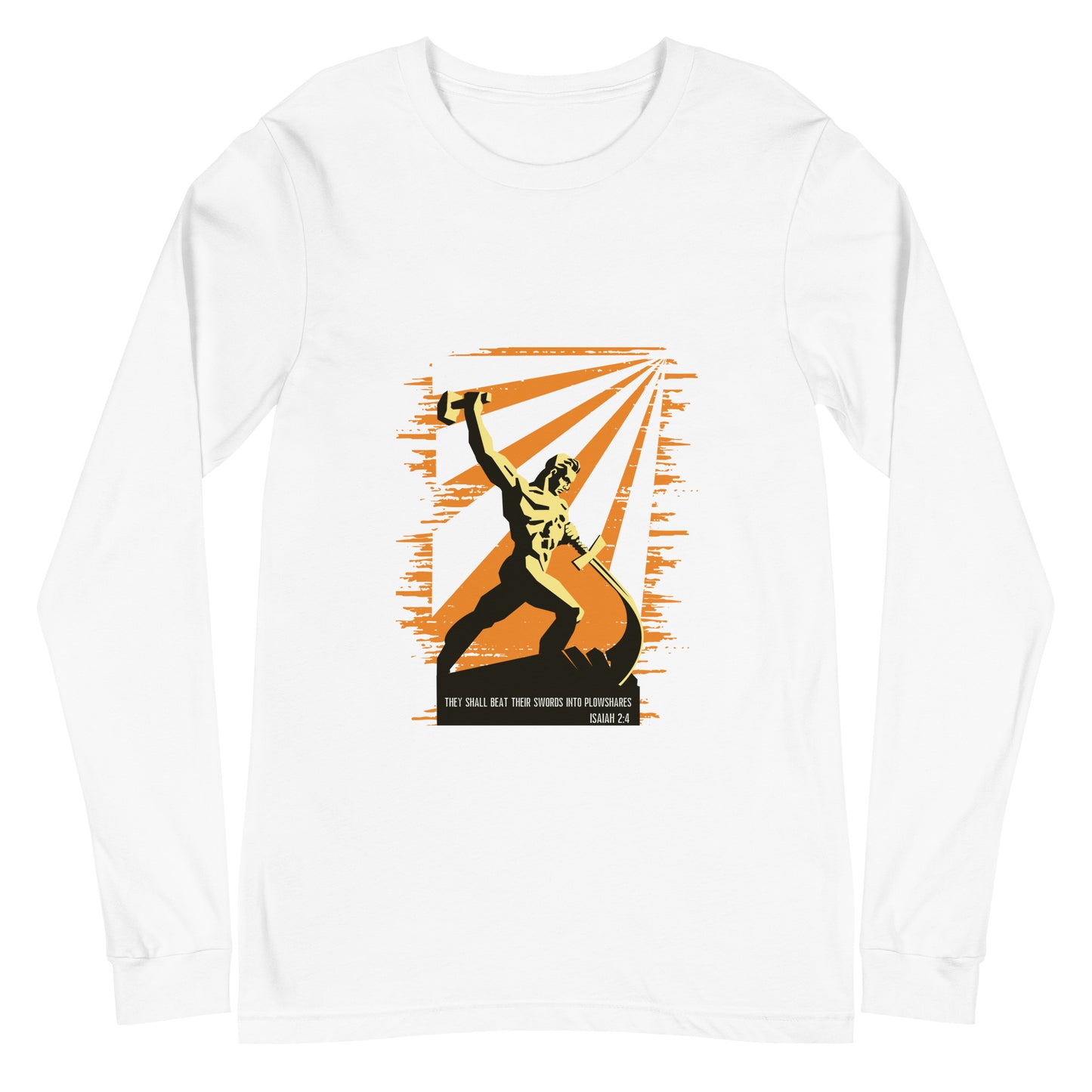 "Beat Swords into Plowshares" Long Sleeve Tee