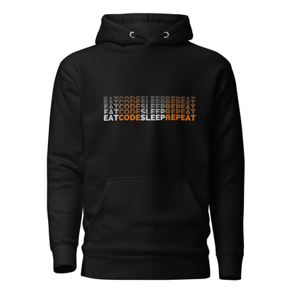 "Eat, Code, Sleep, Repeat" Classic Hoodies