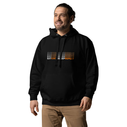 "Eat, Code, Sleep, Repeat" Classic Hoodies