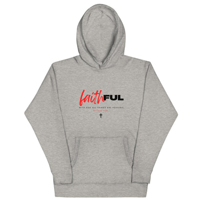 "Faithful" (light) Classic Hoodies