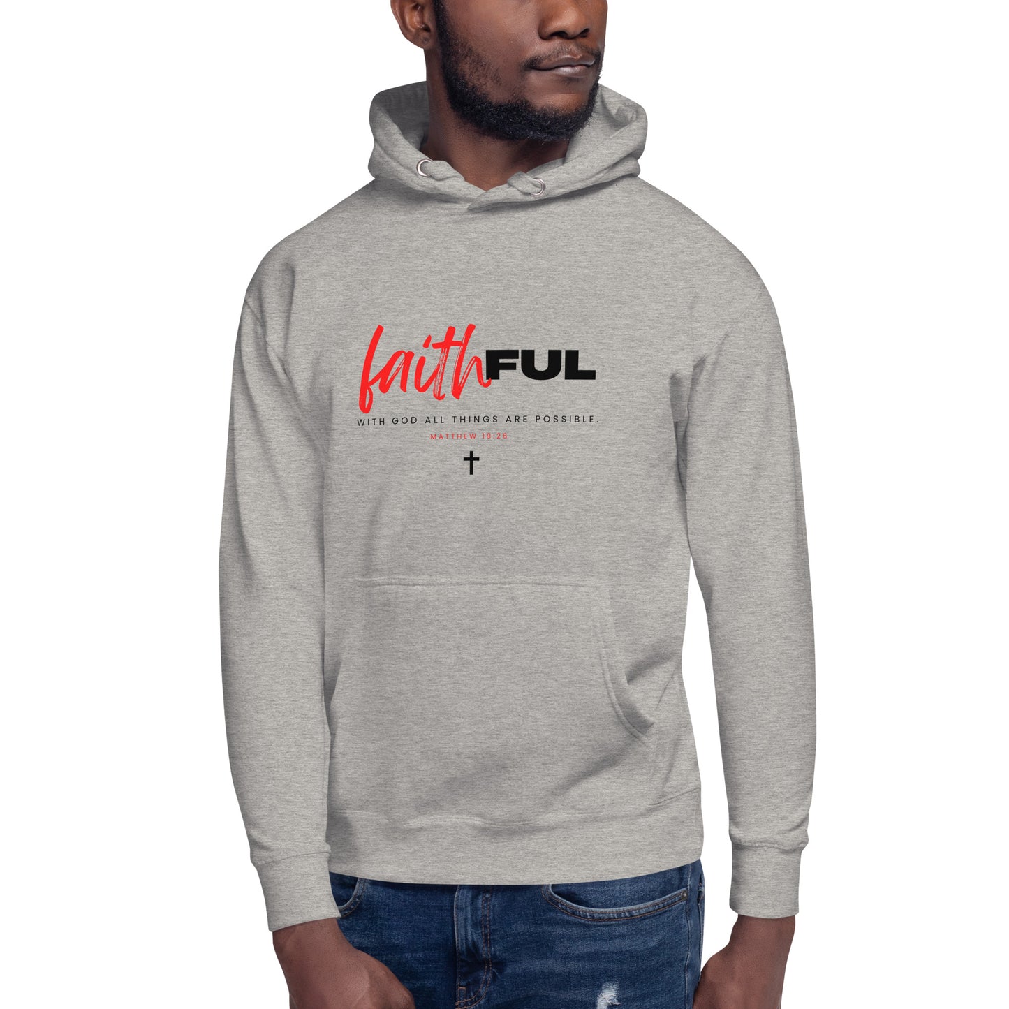 "Faithful" (light) Classic Hoodies