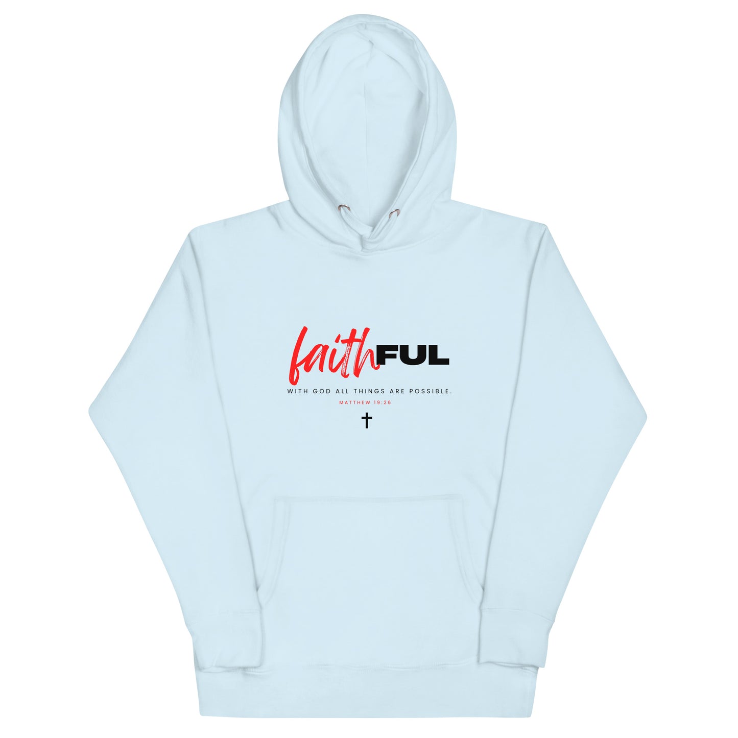 "Faithful" (light) Classic Hoodies