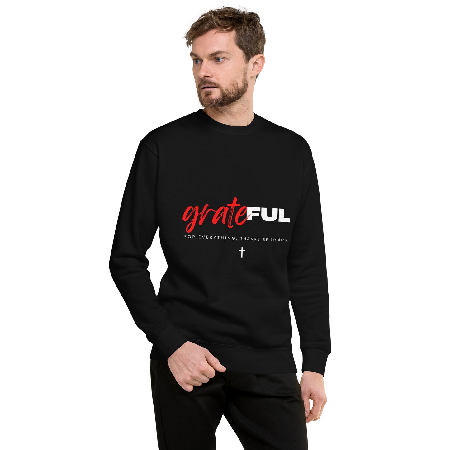 "Grateful" (Dark) Classic Sweatshirts