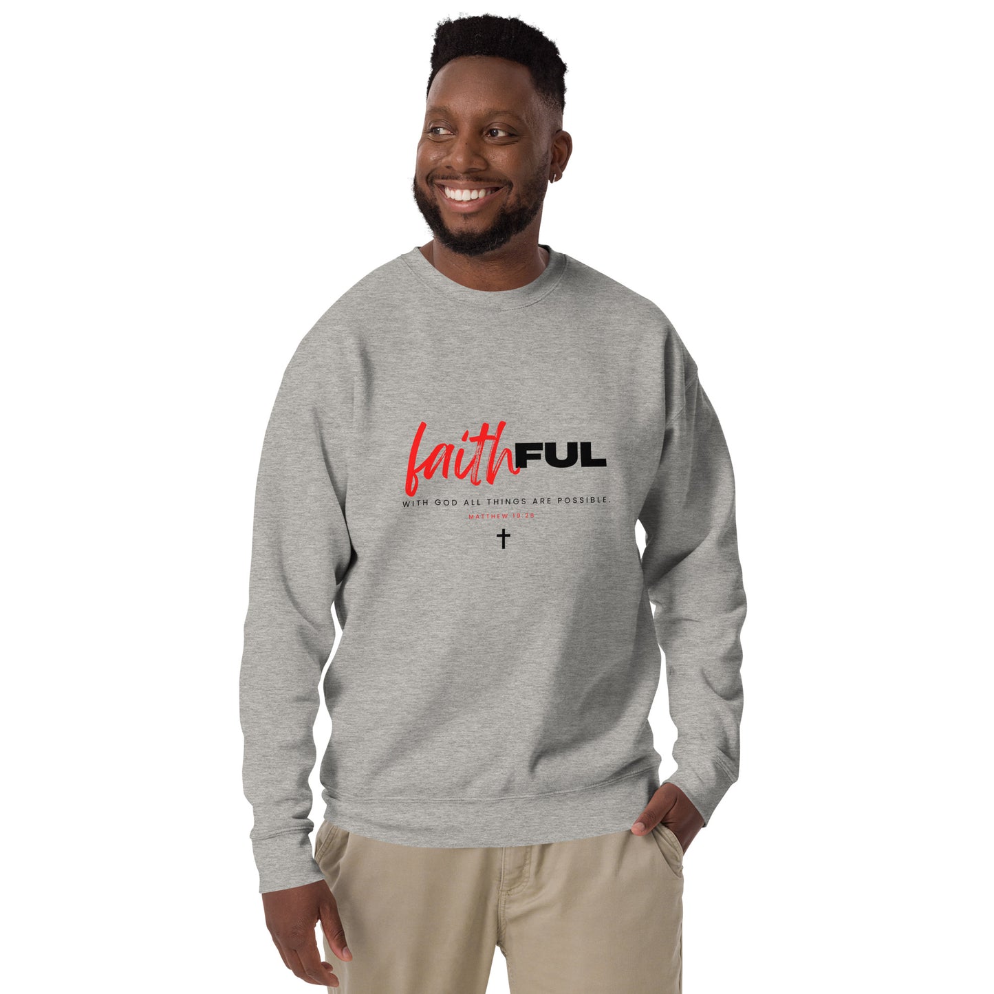 "Faithful" (Light) Classic Sweatshirts