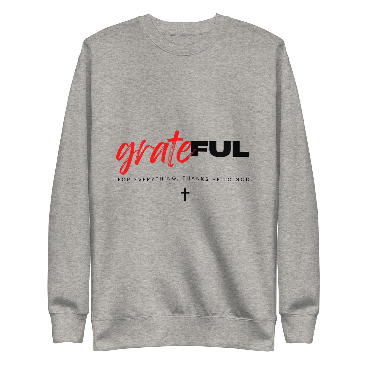 "Grateful" (Light) Classic Sweatshirts