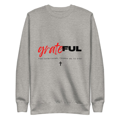 "Grateful" (Light) Classic Sweatshirts