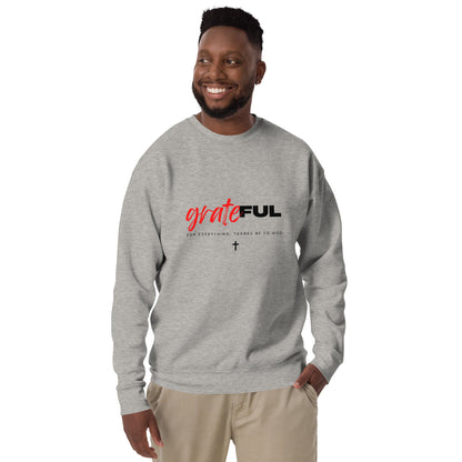 "Grateful" (Light) Classic Sweatshirts