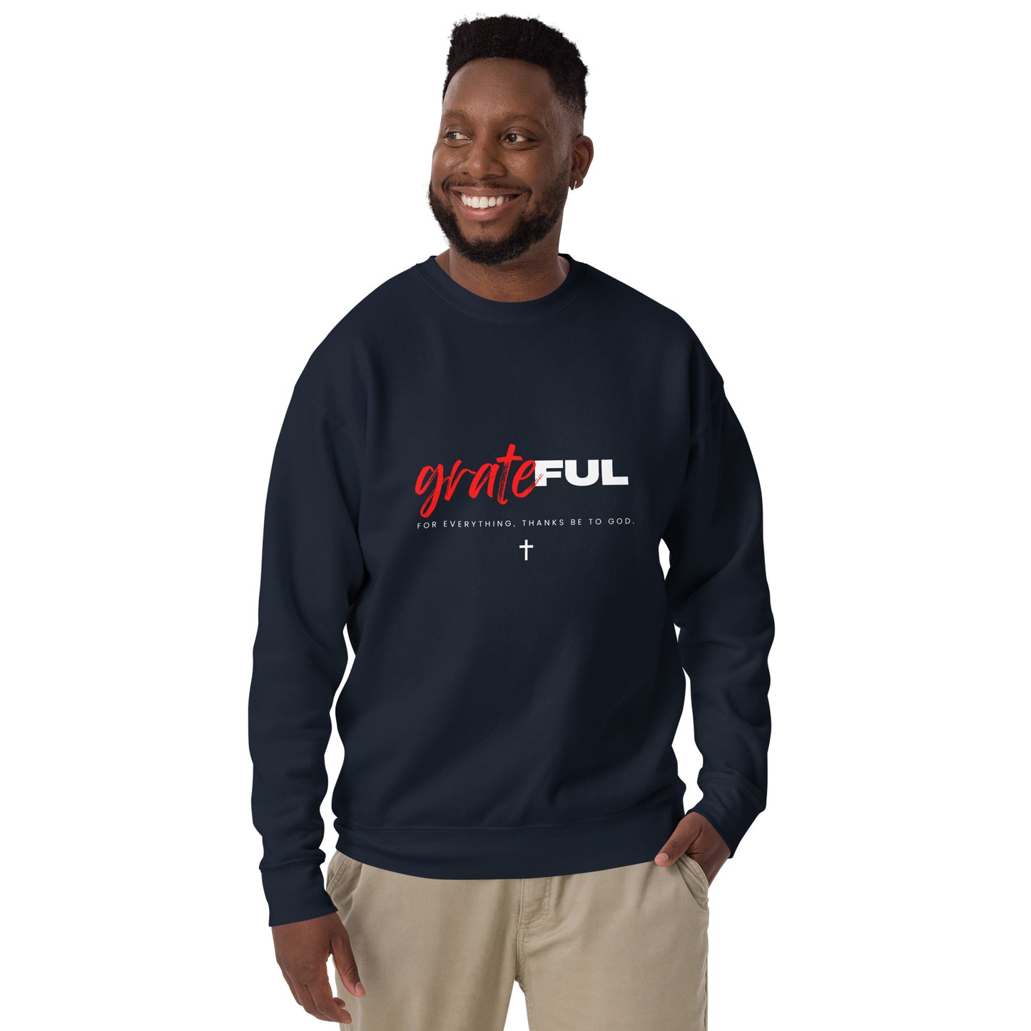 "Grateful" (Dark) Classic Sweatshirts