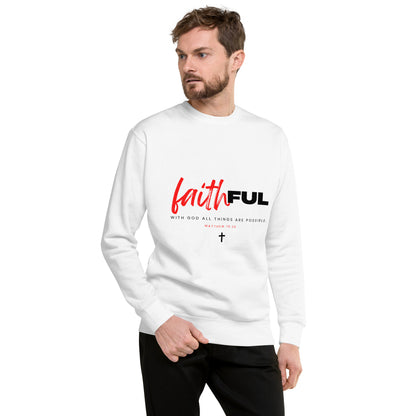 "Faithful" (Light) Classic Sweatshirts