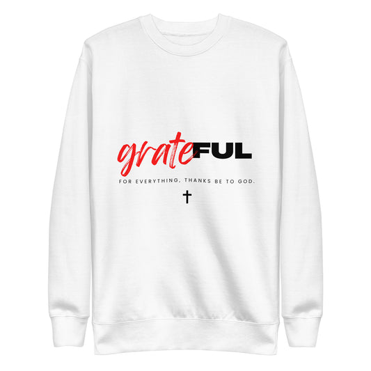 "Grateful" (Light) Classic Sweatshirts