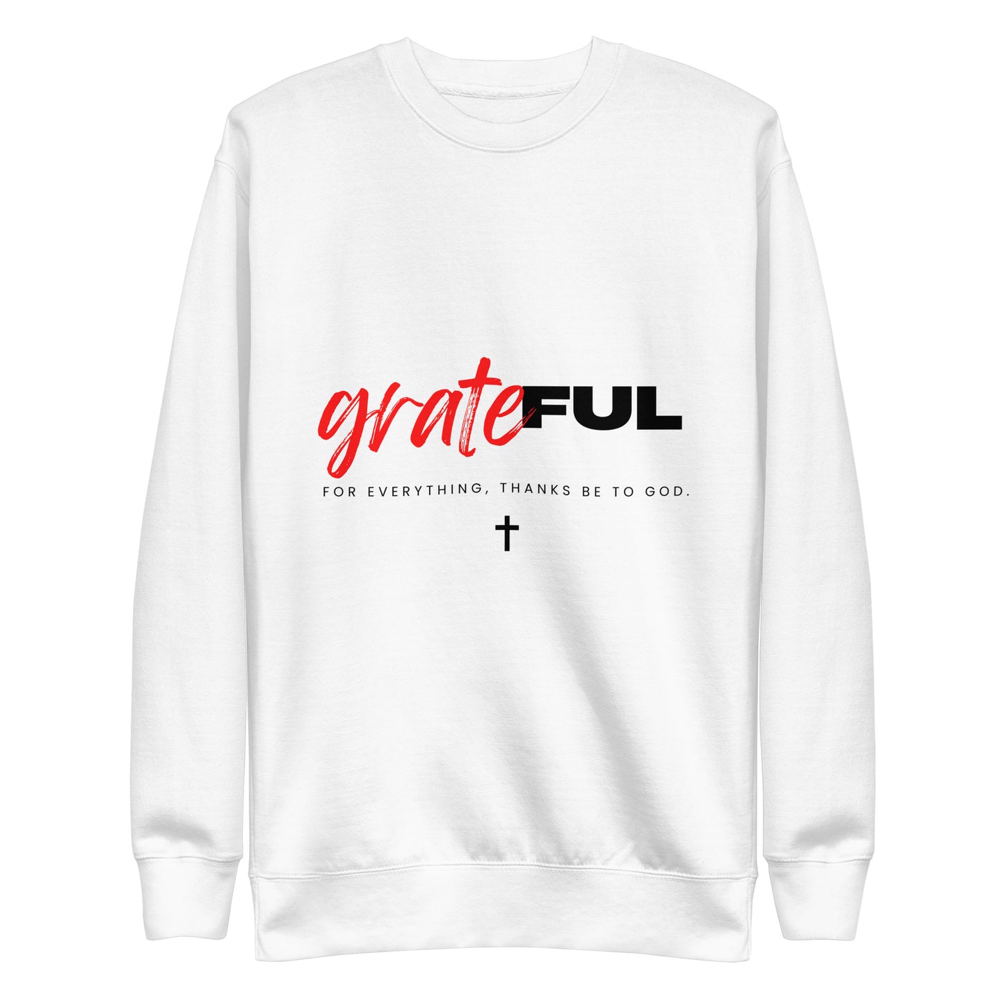 "Grateful" (Light) Classic Sweatshirts