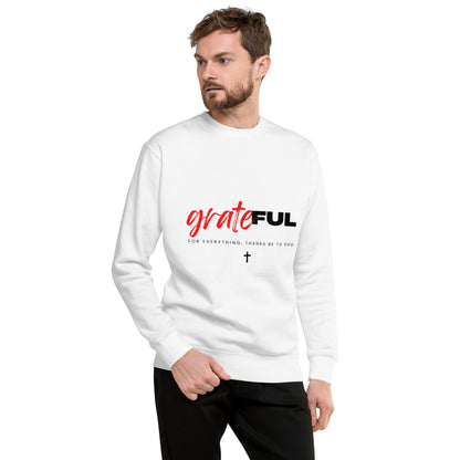 "Grateful" (Light) Classic Sweatshirts