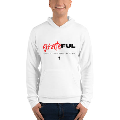 "Grateful" (white) Fleece Hoodies