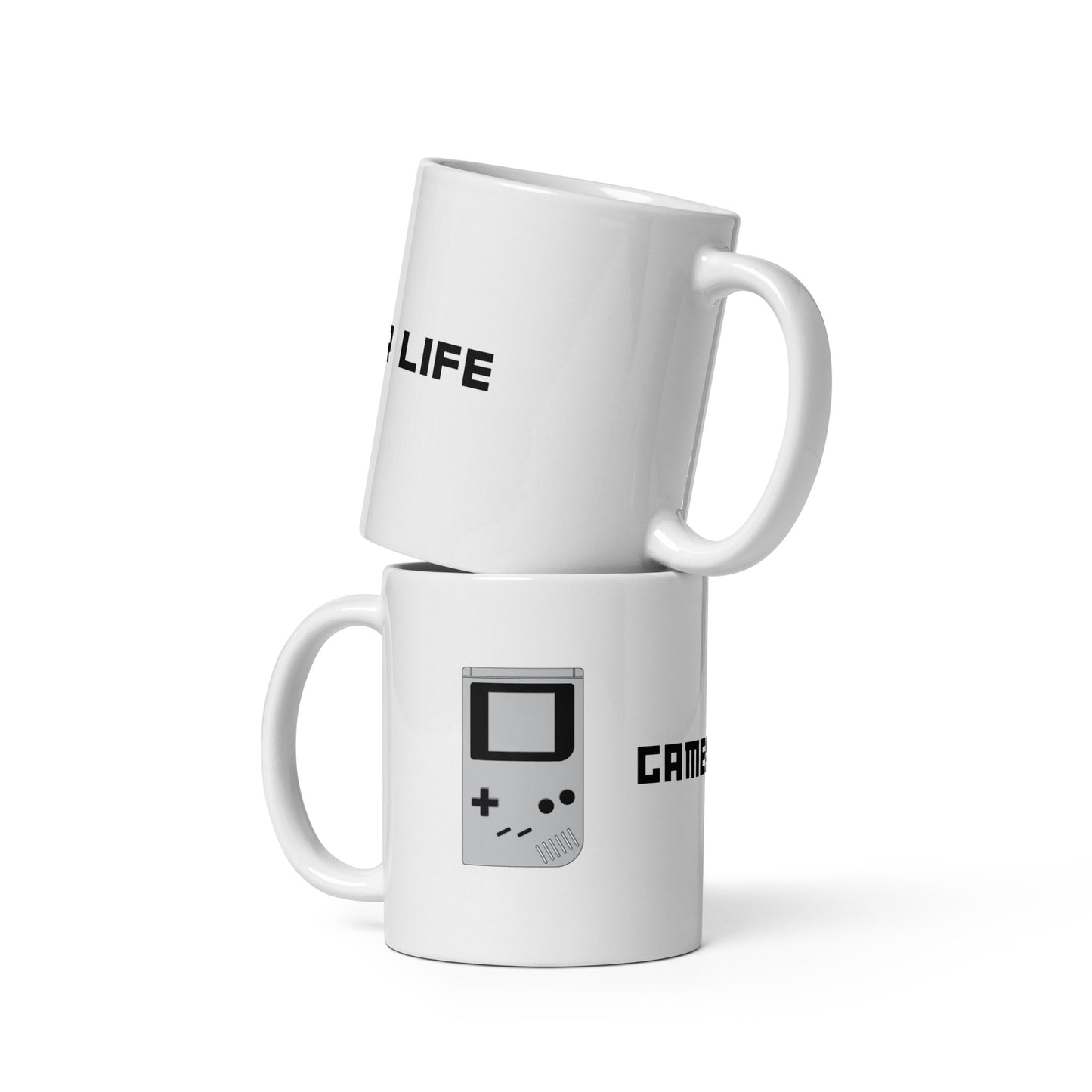 "Gamer for Life" (Grayscale) Ceramic Mug