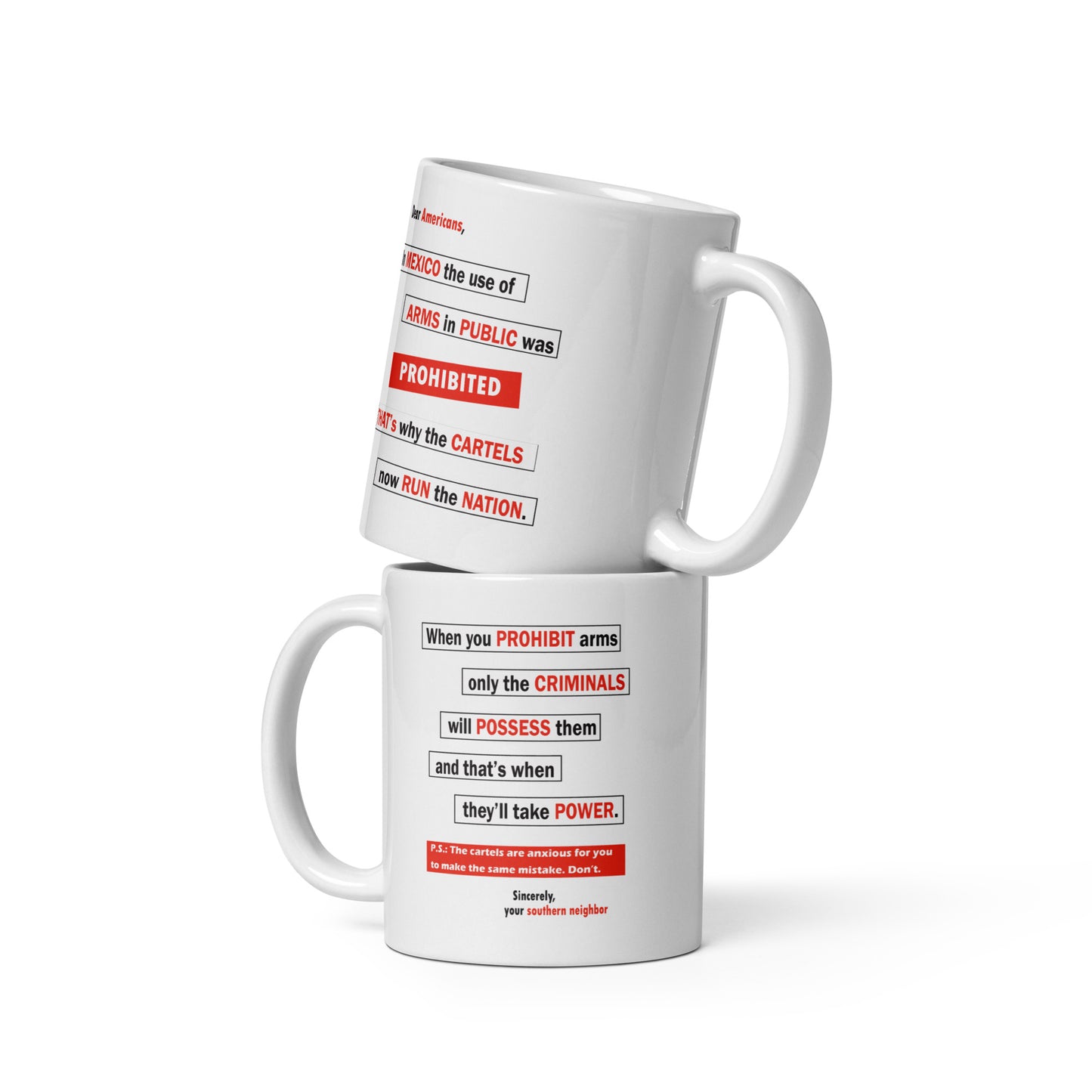 Gun Rights (2 sided) | Ceramic Mugs