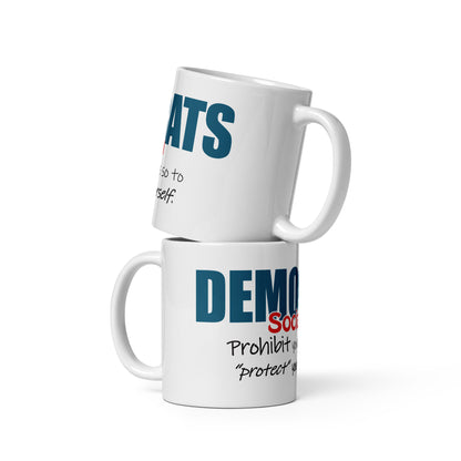 "Socialists Prohibit Liberties" Ceramic Mugs