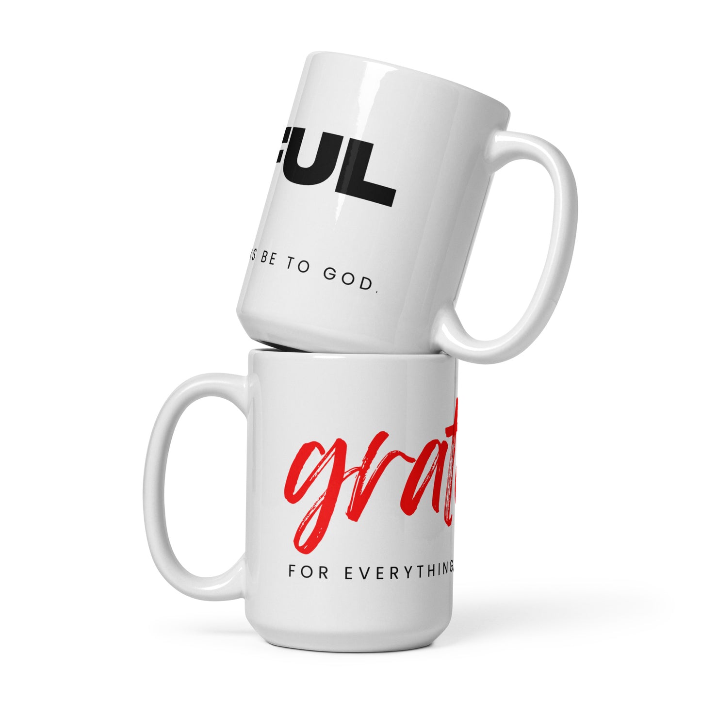 "Grateful" Ceramic Mug