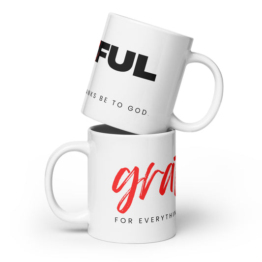 "Grateful" Ceramic Mug