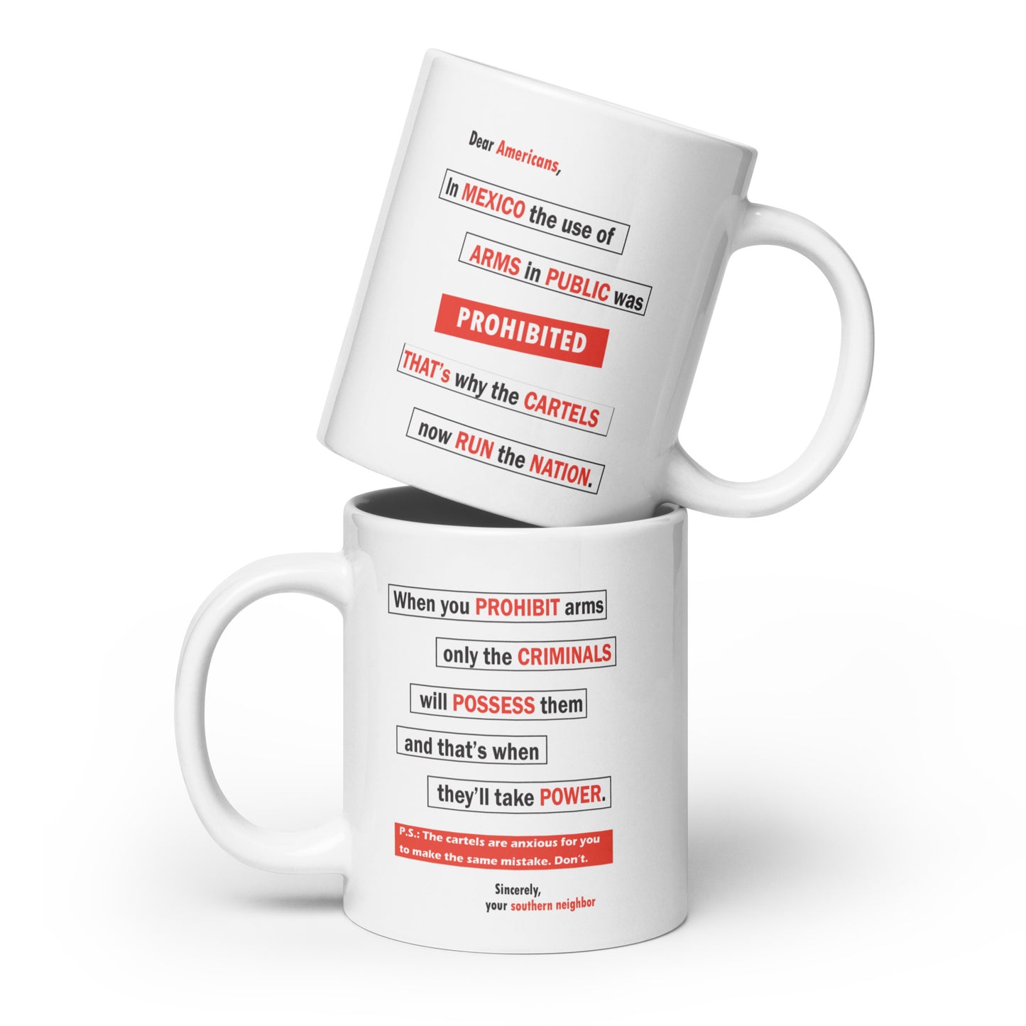 Gun Rights (2 sided) | Ceramic Mugs